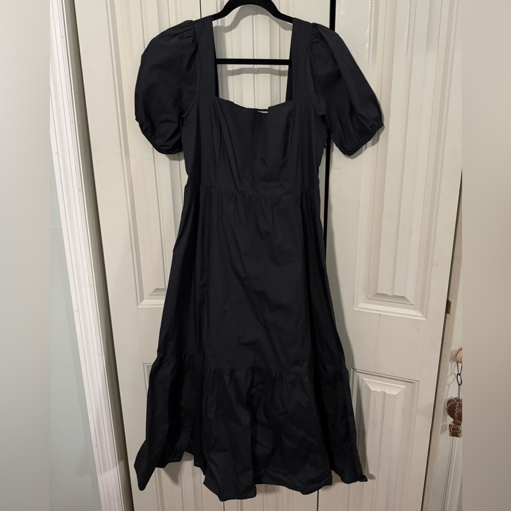 ASTR the label black tiered dress